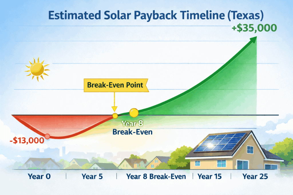 solar payback period texas